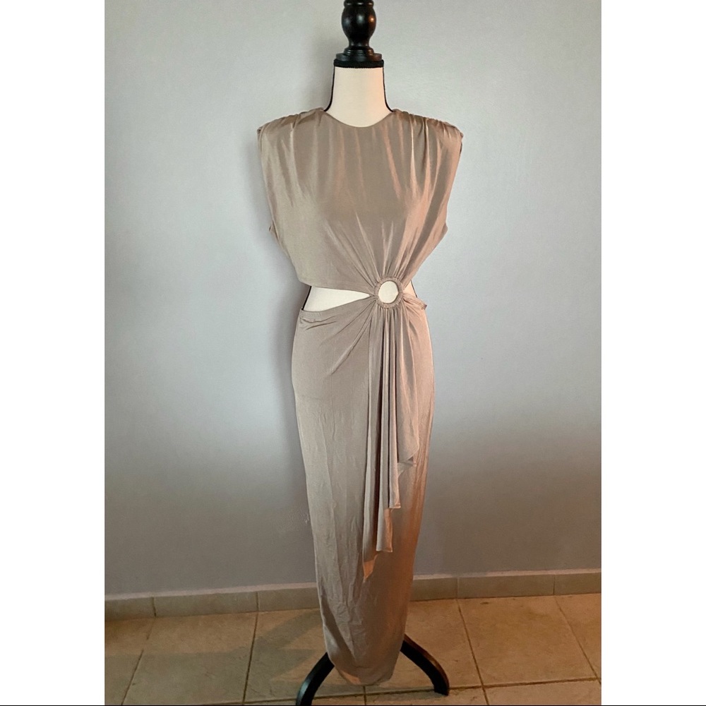 Cutout midi dress